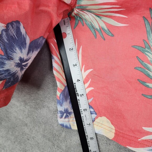 Mens Coral Goodfellow & Co Tropical Hawaiian Floral Swim Trunks Shorts Size XL - Picture 10 of 12